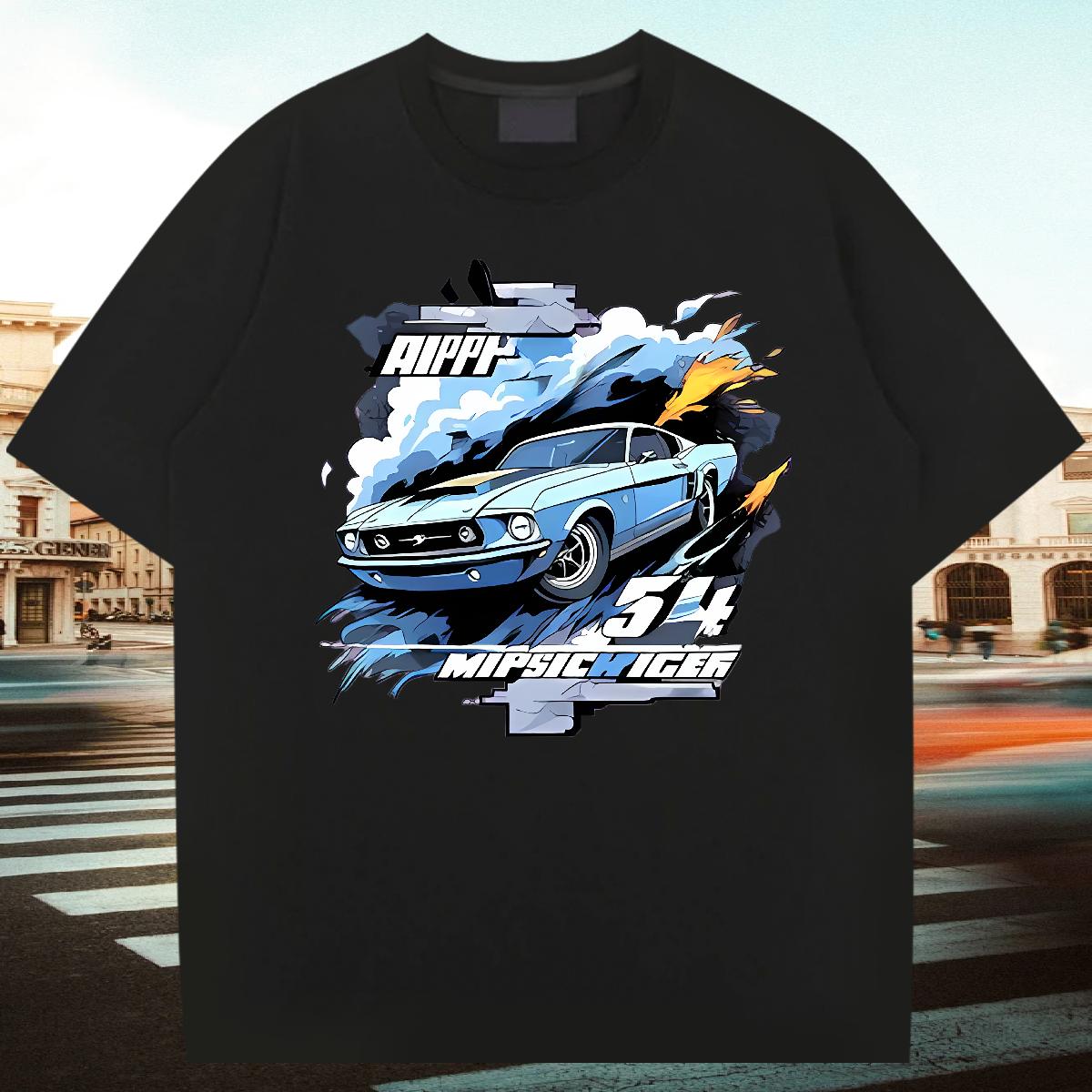 DIY T shirt Custom Anime Street Casual Men Tees 180g Cotton Brand Tees