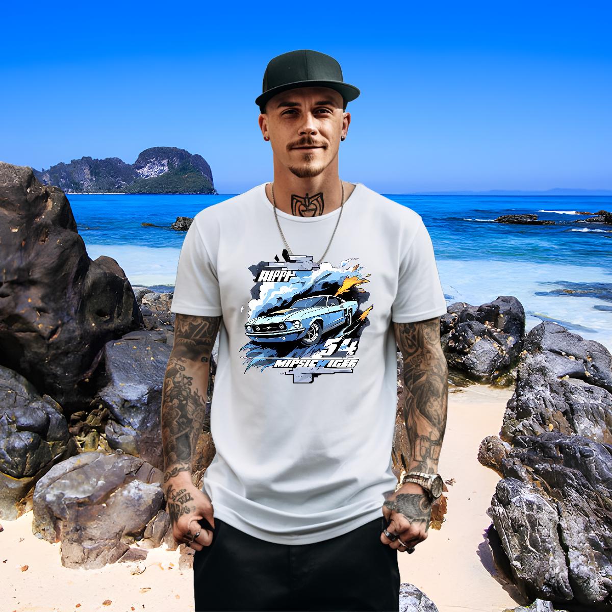 DIY Customized Man T Shirts DIY Daily Wear Tshirts Cotton Breathable Comfortable Tees