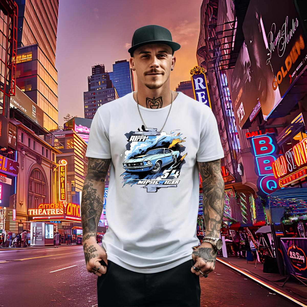Brand Mens T Shirts DIY Printed High Street Hip Hop Men Clothes T-Shirt Cotton Breathable Short Sleeve Wholesale Tops Tees