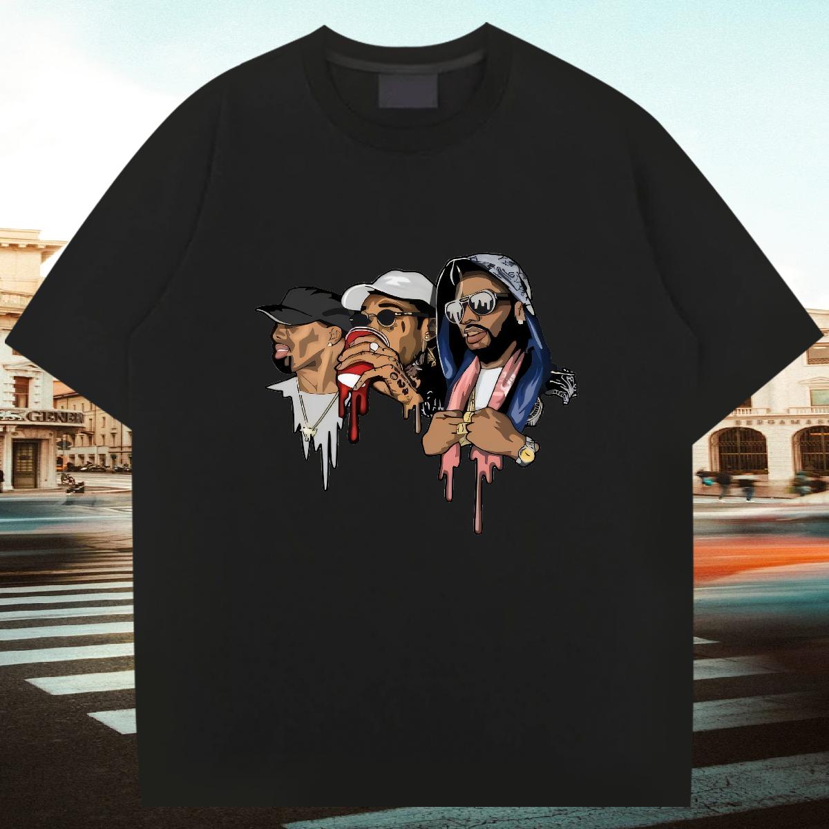 Loose Fit T-Shirts for Men Beach Cotton O Neck Short Sleeves Tshirts Brand Custom Print Oversized Tops Shirt