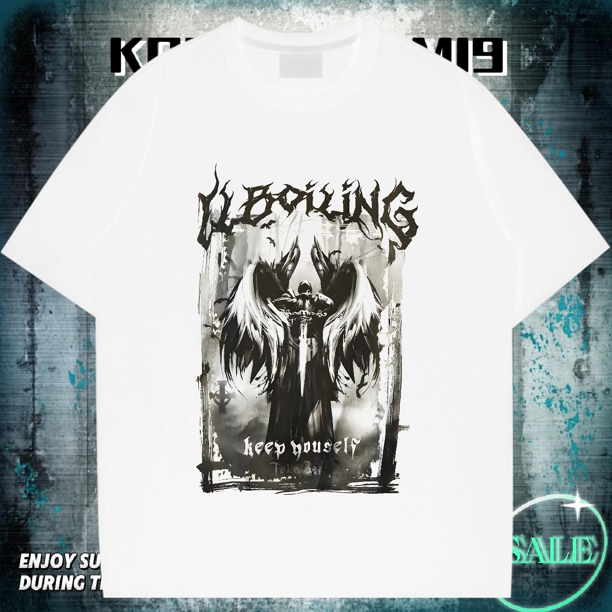 2024 T-Shirts Custom Printed Men Tops Tees Daily Outfit Breathable Crew Neck Designer Wear