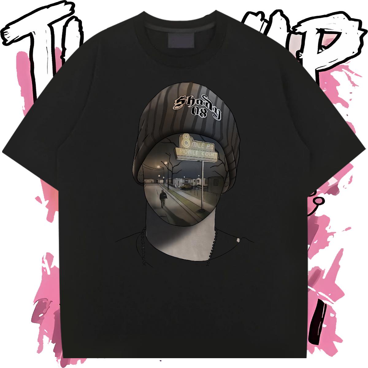 Popular T Shirts Men High Street Hip Hop Cotton Breathable Soft Tshirts Wholesale Anime Tees