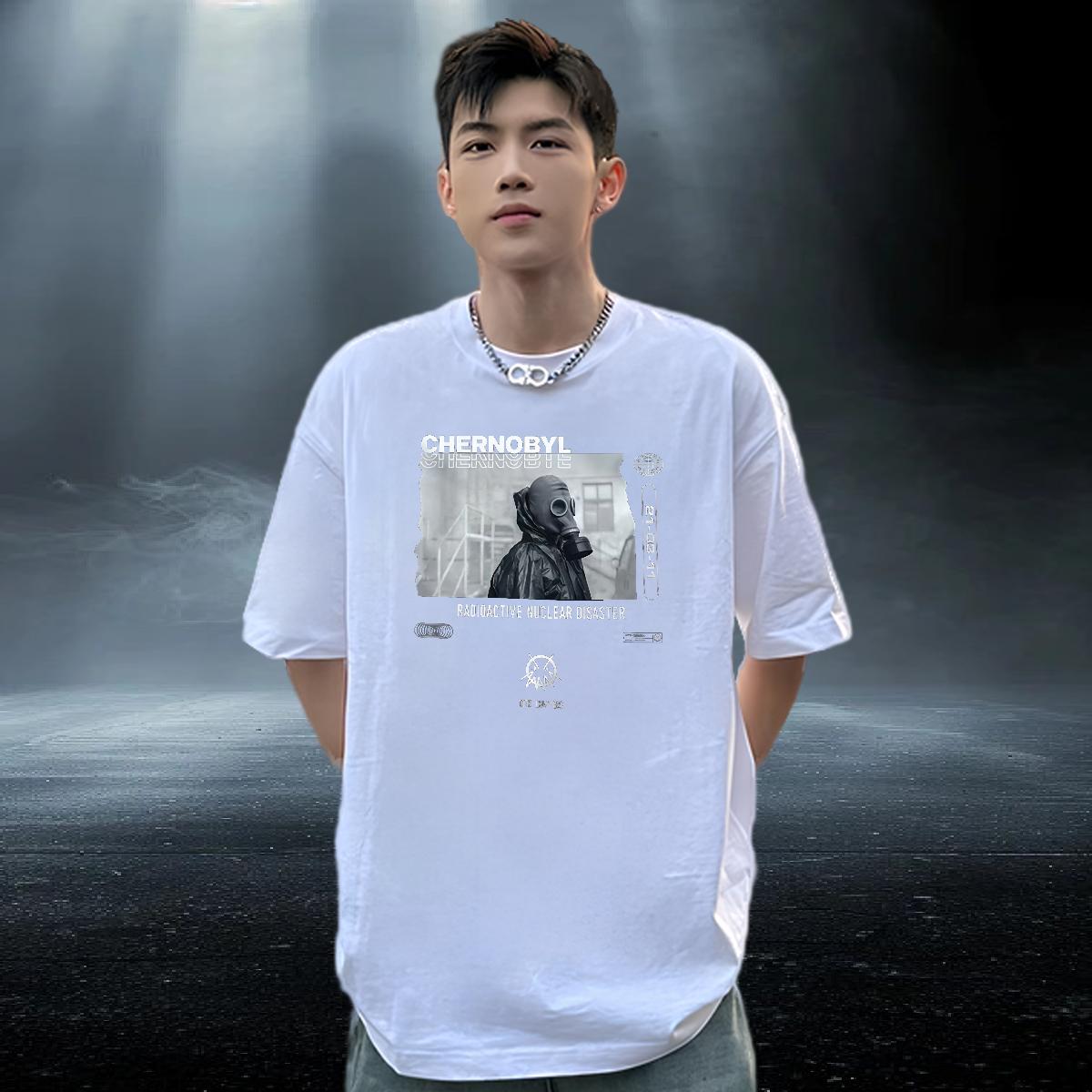 Classic Man T Shirts Round Neck Short Sleeve Anime Printing Street Men Clothes T-Shirt Custom Printed 5A Clothings