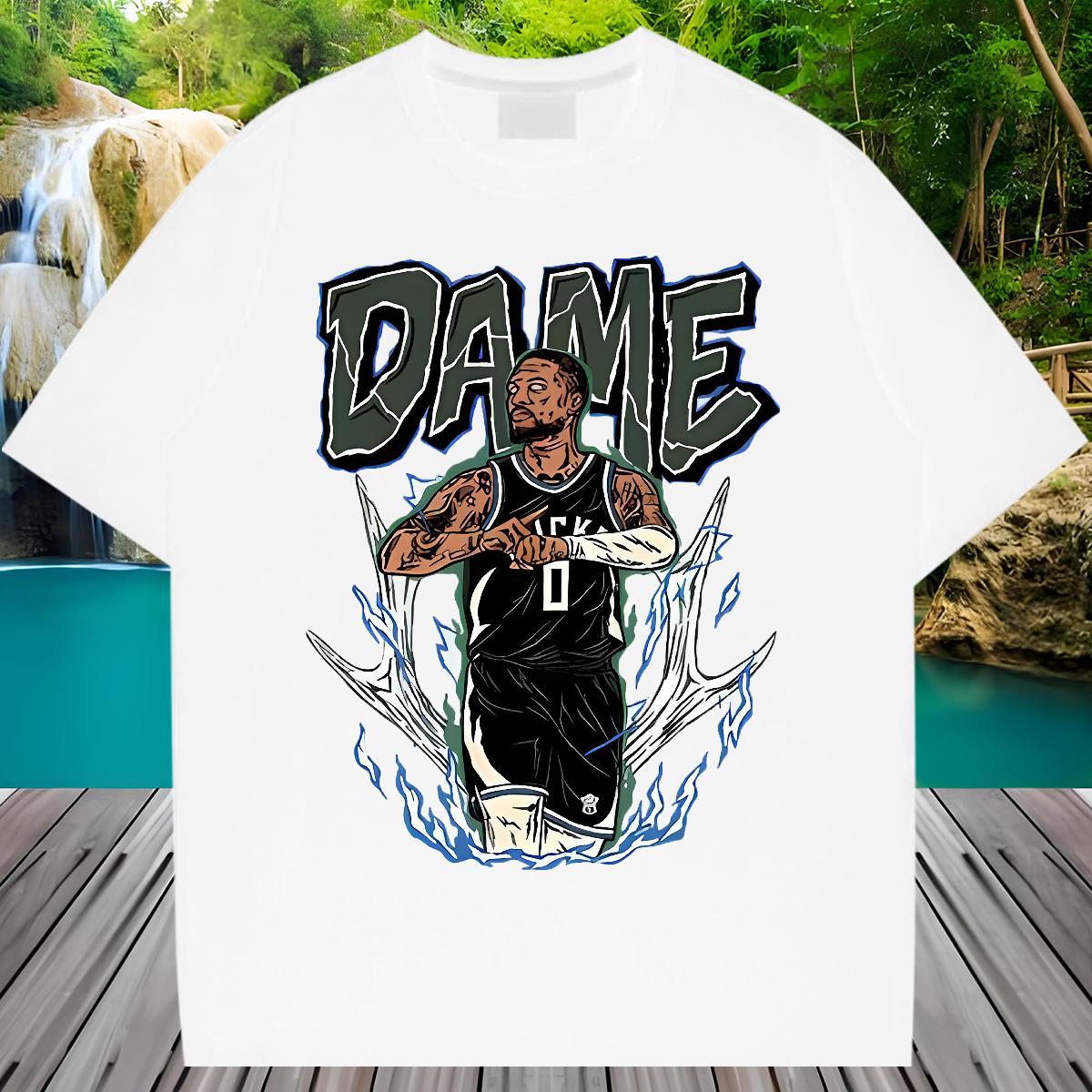 2024 New T shirt Oversized S-3XL Tshirts Street wear Hip Hop Cotton O Neck Short Sleeves Soft Clothes