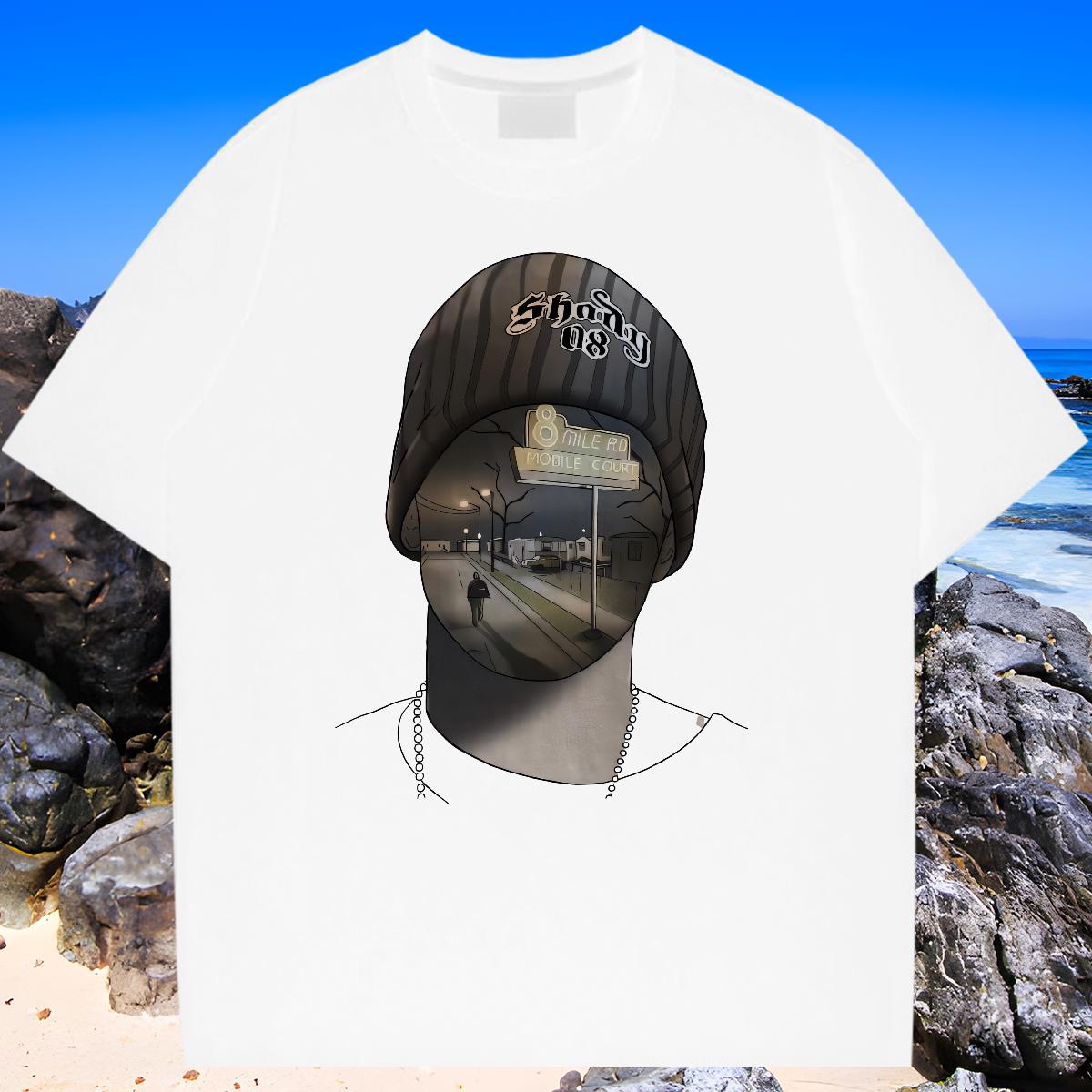 Designer T shirt Summer Casual 180g Cotton Tshirts 2024 New Cartoon Printing S-3XL Tops Tees
