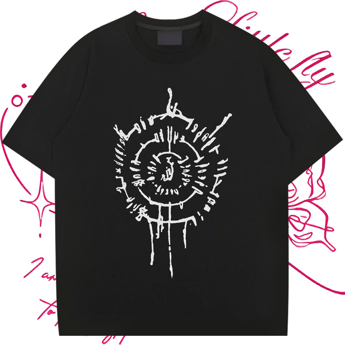 Popular T shirt Street wear Hip Hop Cotton Breathable Short Sleeve Men Clothes T-Shirt Fashion Designer DIY Printed Tshirts