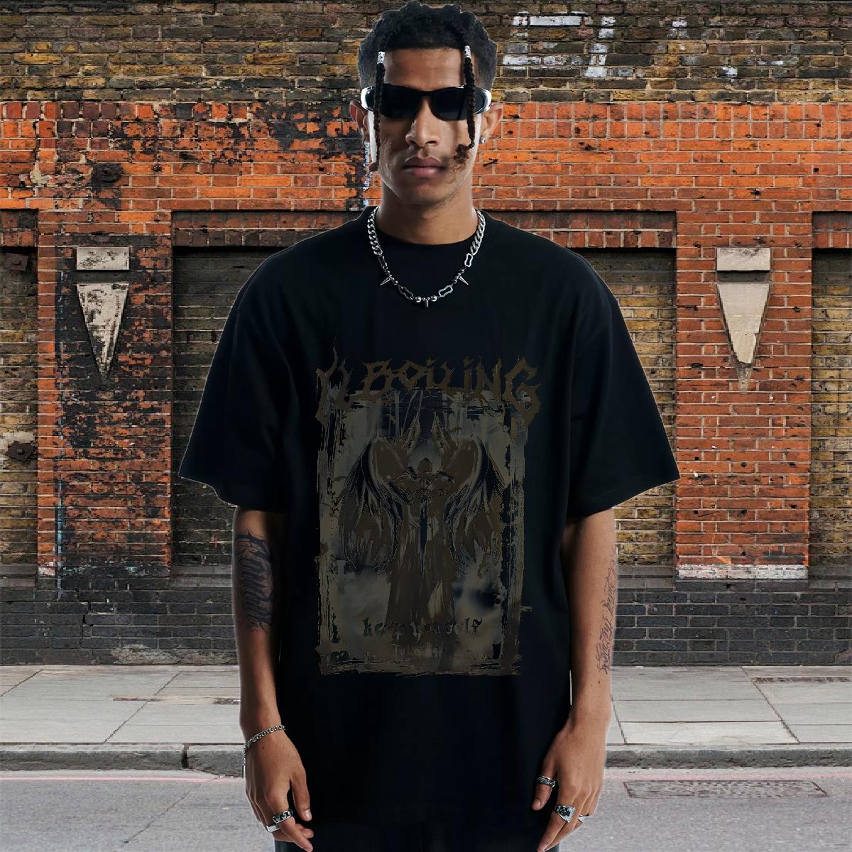 Designer T-Shirts Customized Tshirt for Man Woman High Street Hip Hop 180g Cotton Classic Wear