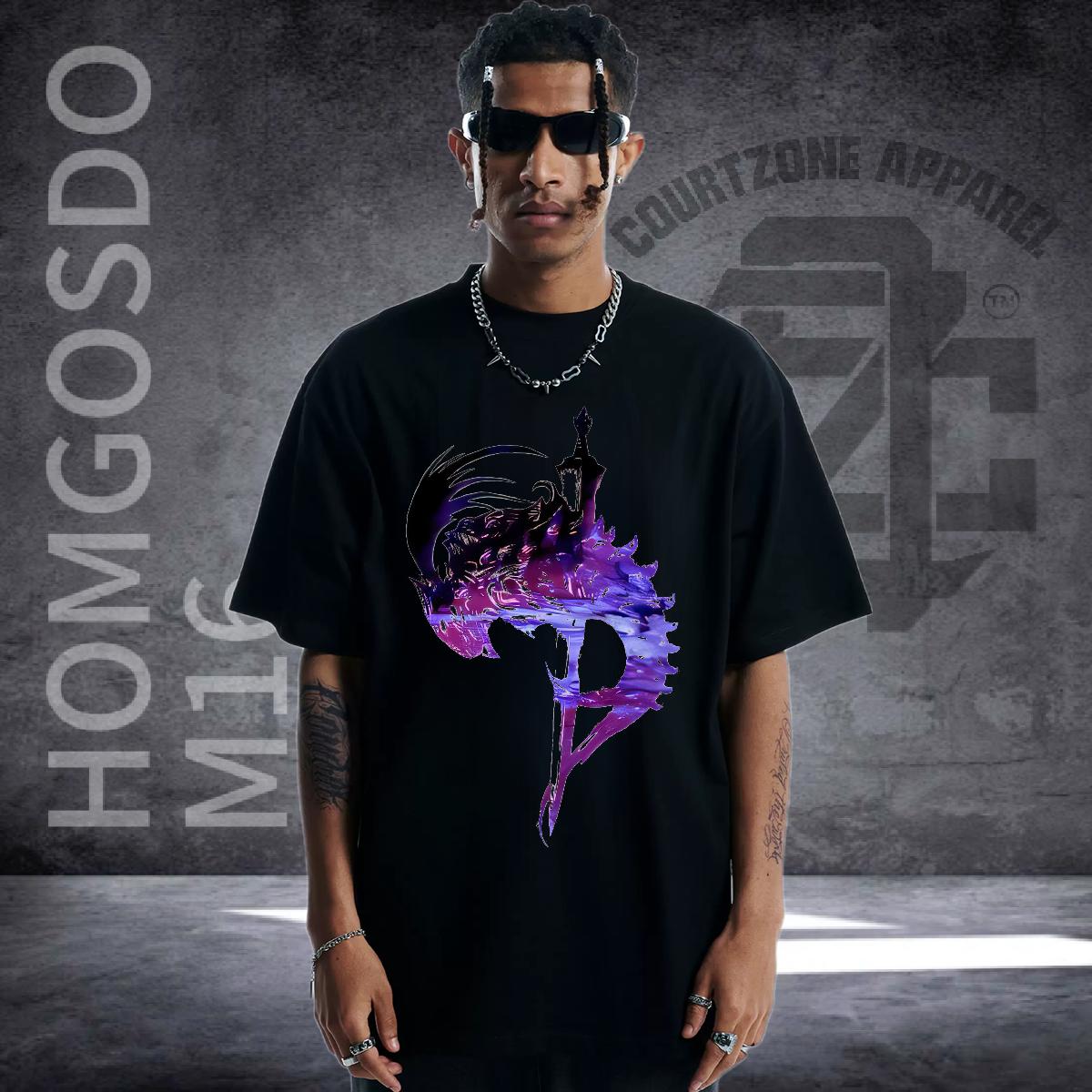 Loose T Shirts Men Hip Hop Street Cotton O Neck Short Sleeves Tshirt for Man Woman Wholesale Black White Polos