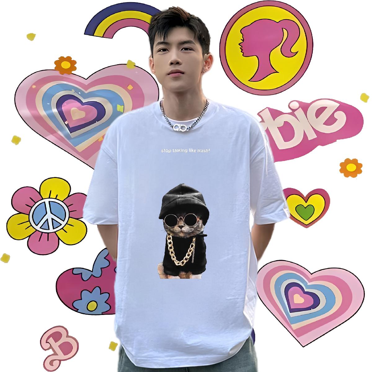DIY T-Shirts for Men Breathable Crew Neck Outdoor Men Clothes T-Shirt DIY Logo Popular Tops