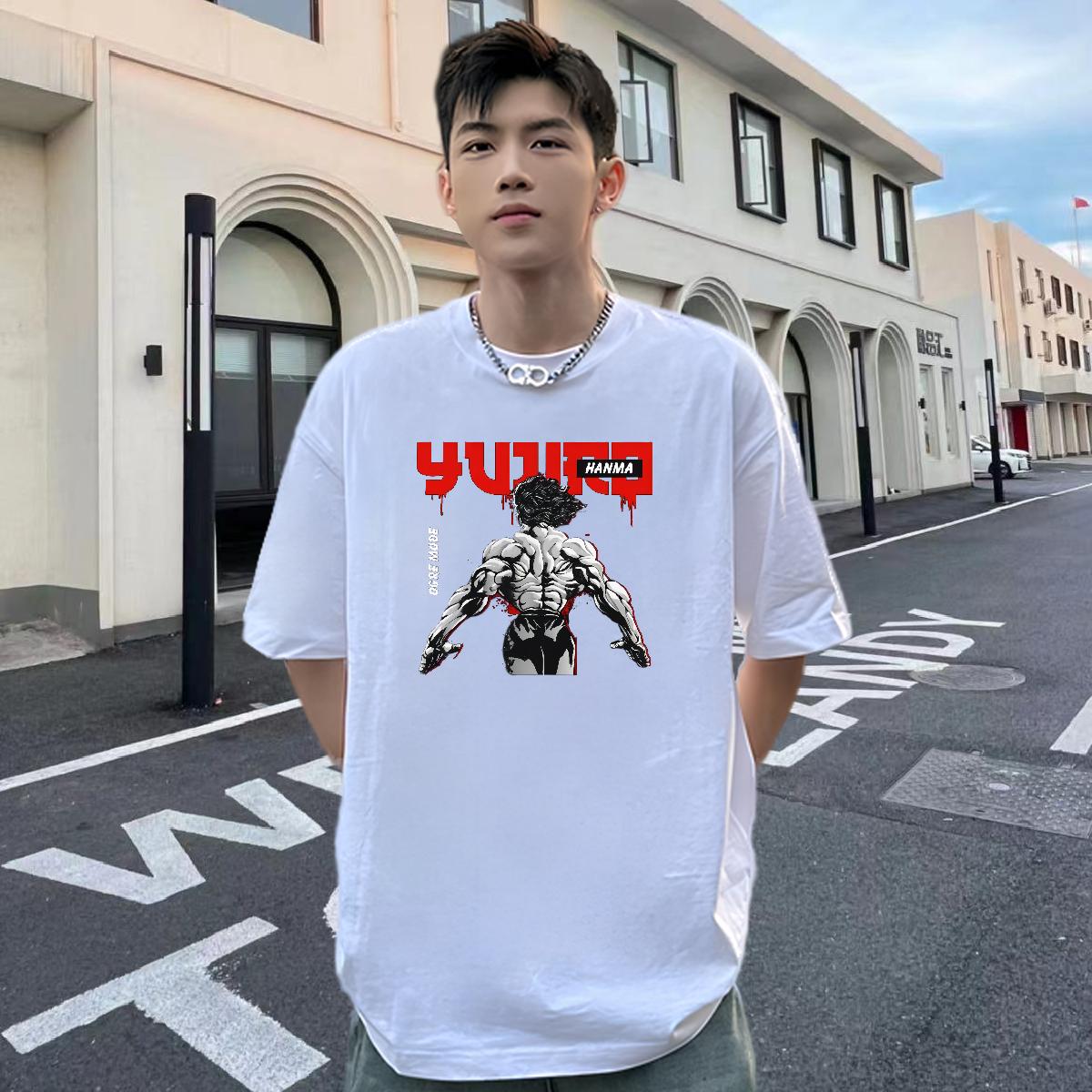 Wholesale Mens T Shirts Summer Casual Cotton Breathable Tshirts 2024 Custom Printed Tops Shirt