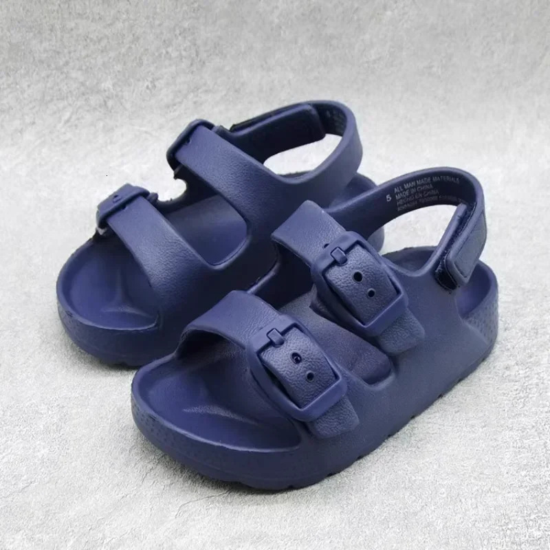 Sandals Summer Baby Toddler Kids Adults SlipOn Sandals Boys Girls Foam Beach Slides Candy Color Children Lightweight Breathable 240530 H250212