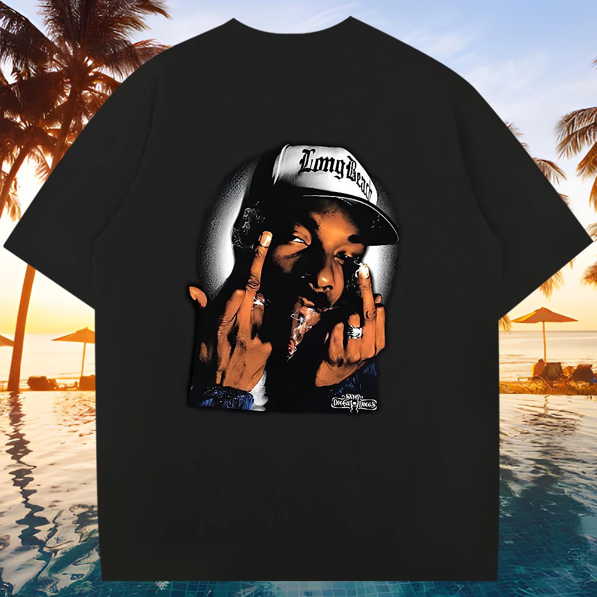 5A Men T Shirts Round Neck Short Sleeve Daily Outfit Men Tshirts Customized Print Fashion Tshirts