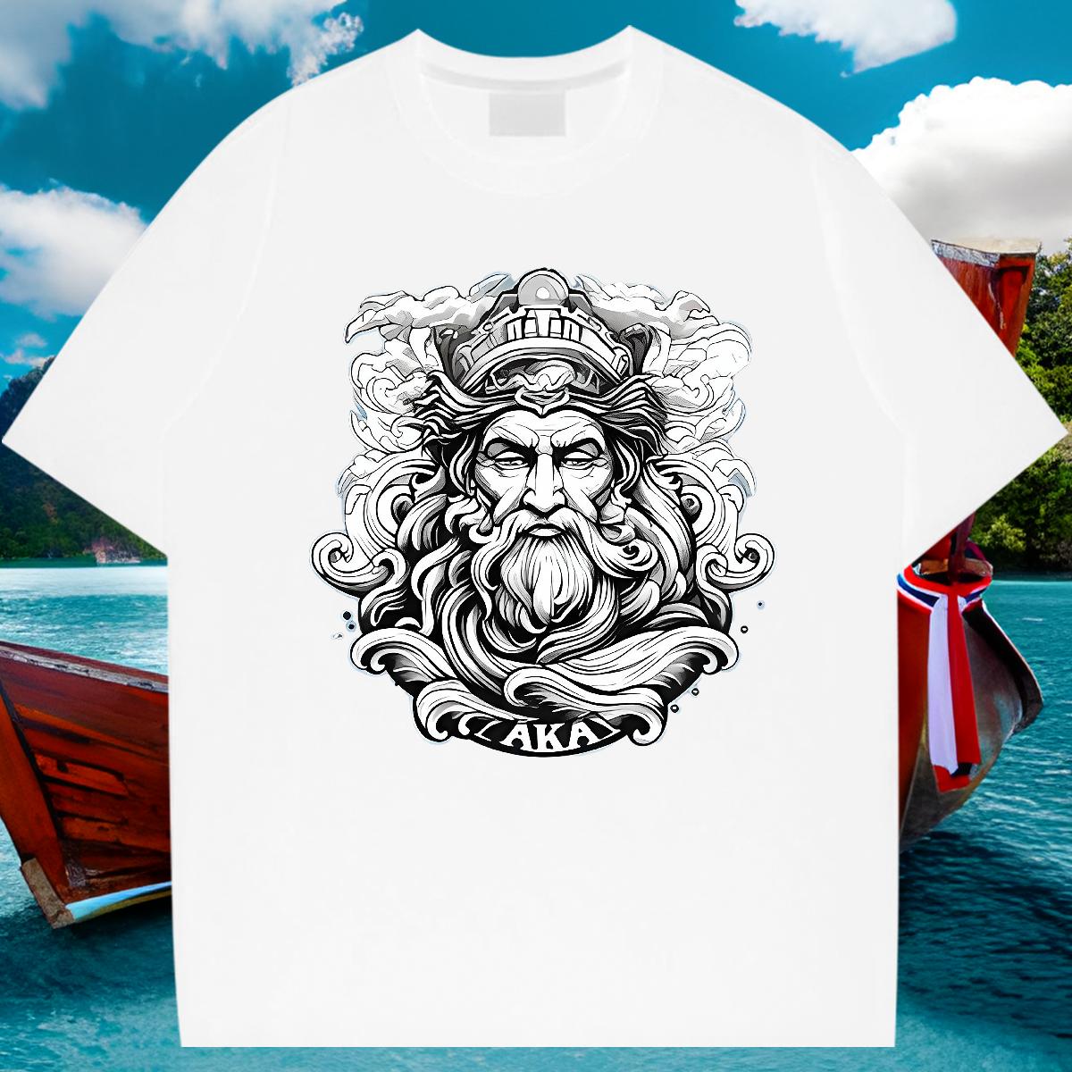 Casual New T shirt DIY Printed Daily Wear Men Tops Tees Cotton O Neck Short Sleeves Classic Tops Tees