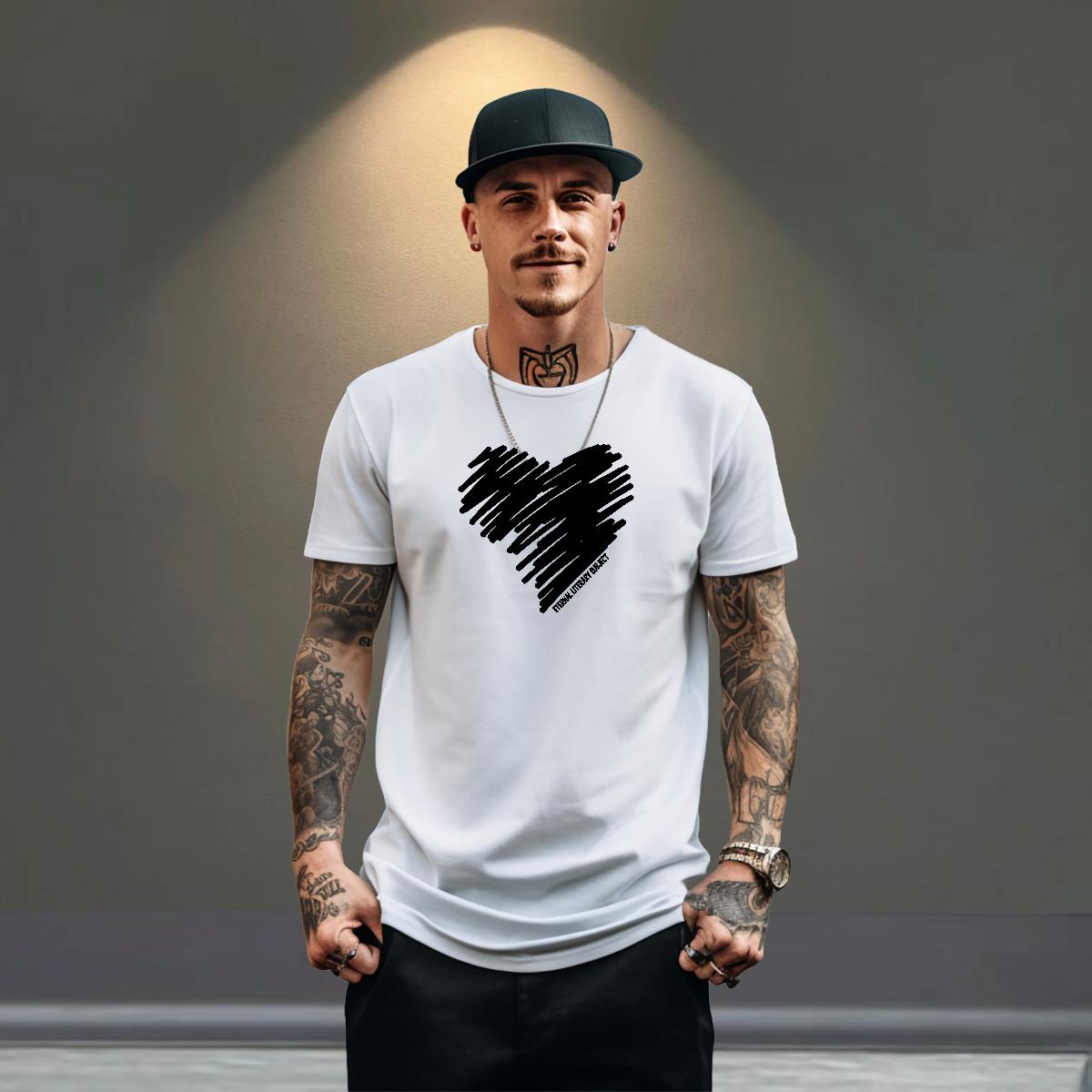 Classic Casual Man T Shirts Custom Print Oversized High Street Hip Hop Tshirts Cotton O Neck Short Sleeves Cool Design Tee Shirt