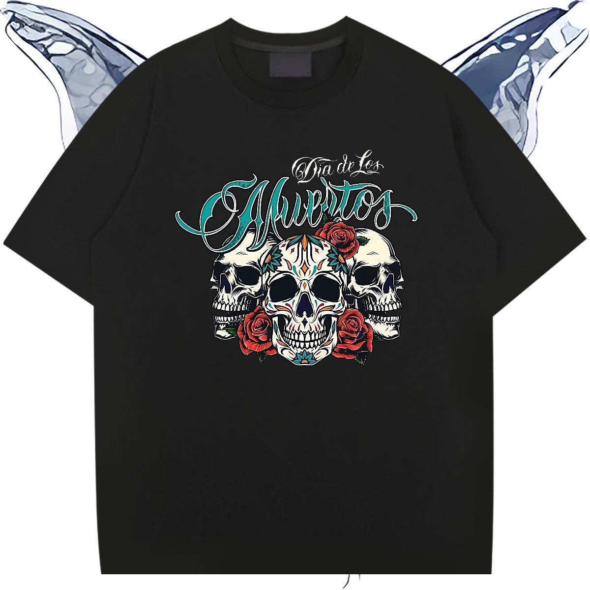 Brand Mens T Shirts Street wear Hip Hop Cotton Breathable Short Sleeve Men Clothes T-Shirt Classic Casual Custom Print Oversized Clothes