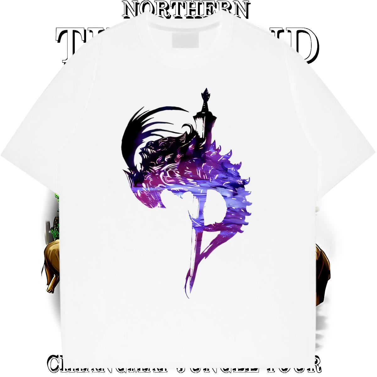 Brand T-Shirts Spring Summer Cotton Breathable Men Tops Tees Casual New DIY Anime Tops Shirt