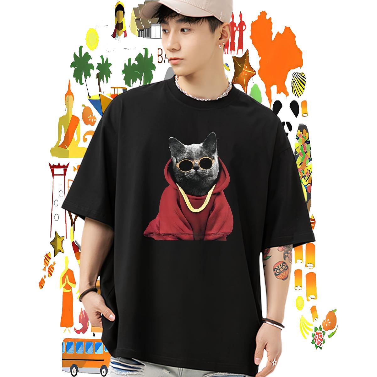 High Quality Man T Shirts Sport Breathable Short Sleeve Men Clothes T-Shirt Wholesale DIY Anime Tees Shirts