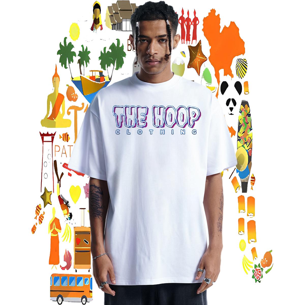 DIY Customized T-Shirts for Men Black Oversized Tshirt for Man Woman Hip Hop Breathable Short Sleeve Wholesale Tops Shirt