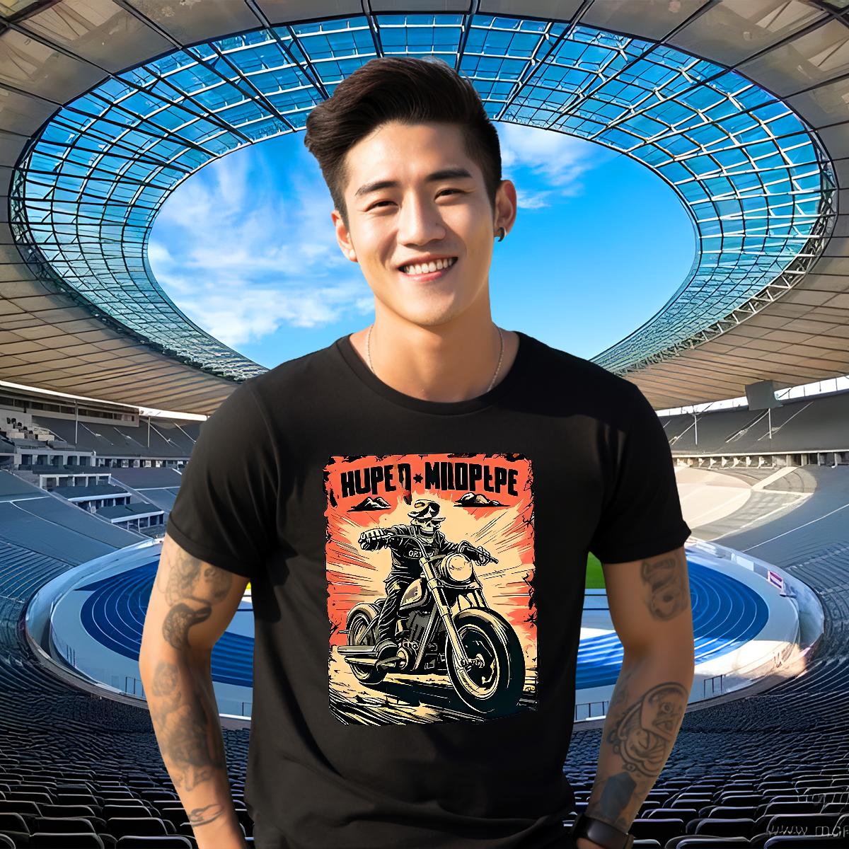 2024 DIY T Shirt For Man Plus Size Cartoon Sport Mens Tshirts 180g Cotton Comfortable Tshirts