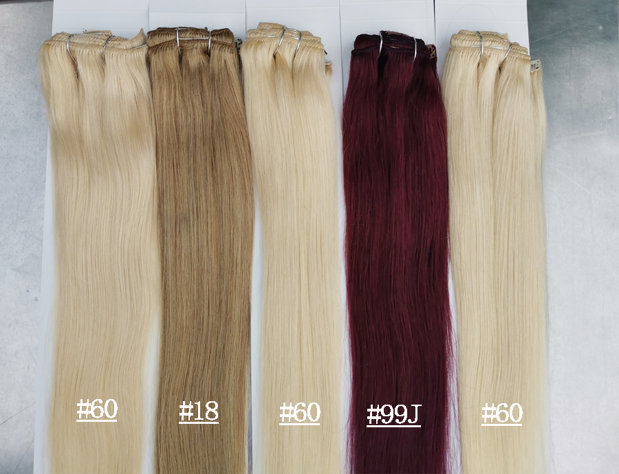 AliMagic Human Hair Weave Bundles 22inch Brazilian Straight Remy Hair Extension Custom Color
