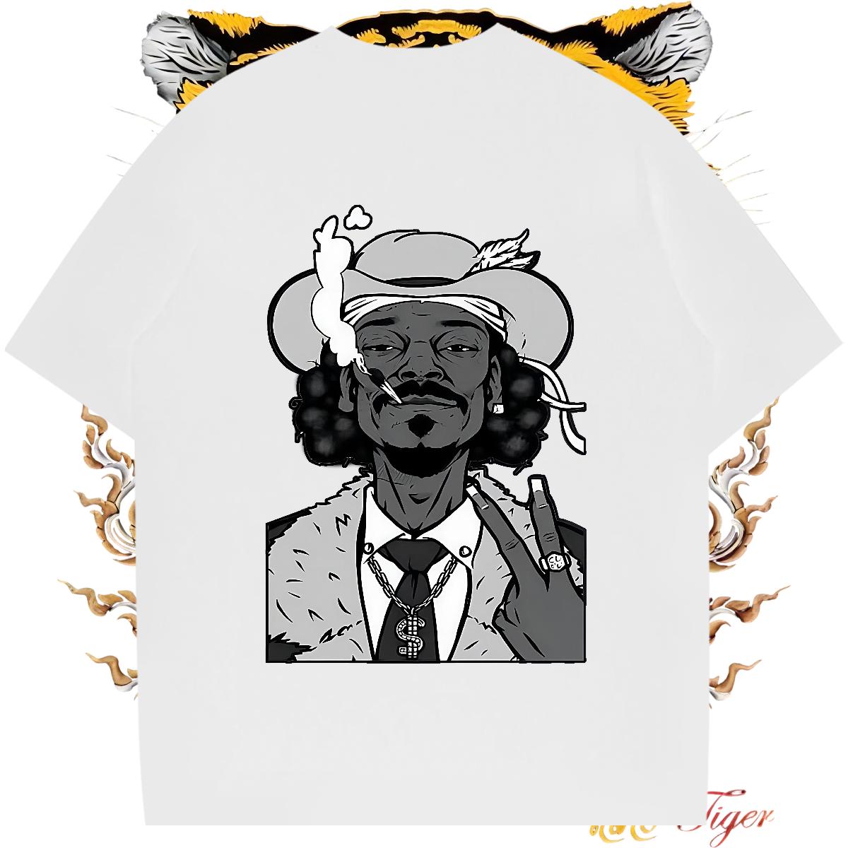High Quality Men T Shirts Crew Neck Cotton Breathable Street Casual Men Tees DIY Printed 2024 Summer Tees Shirts