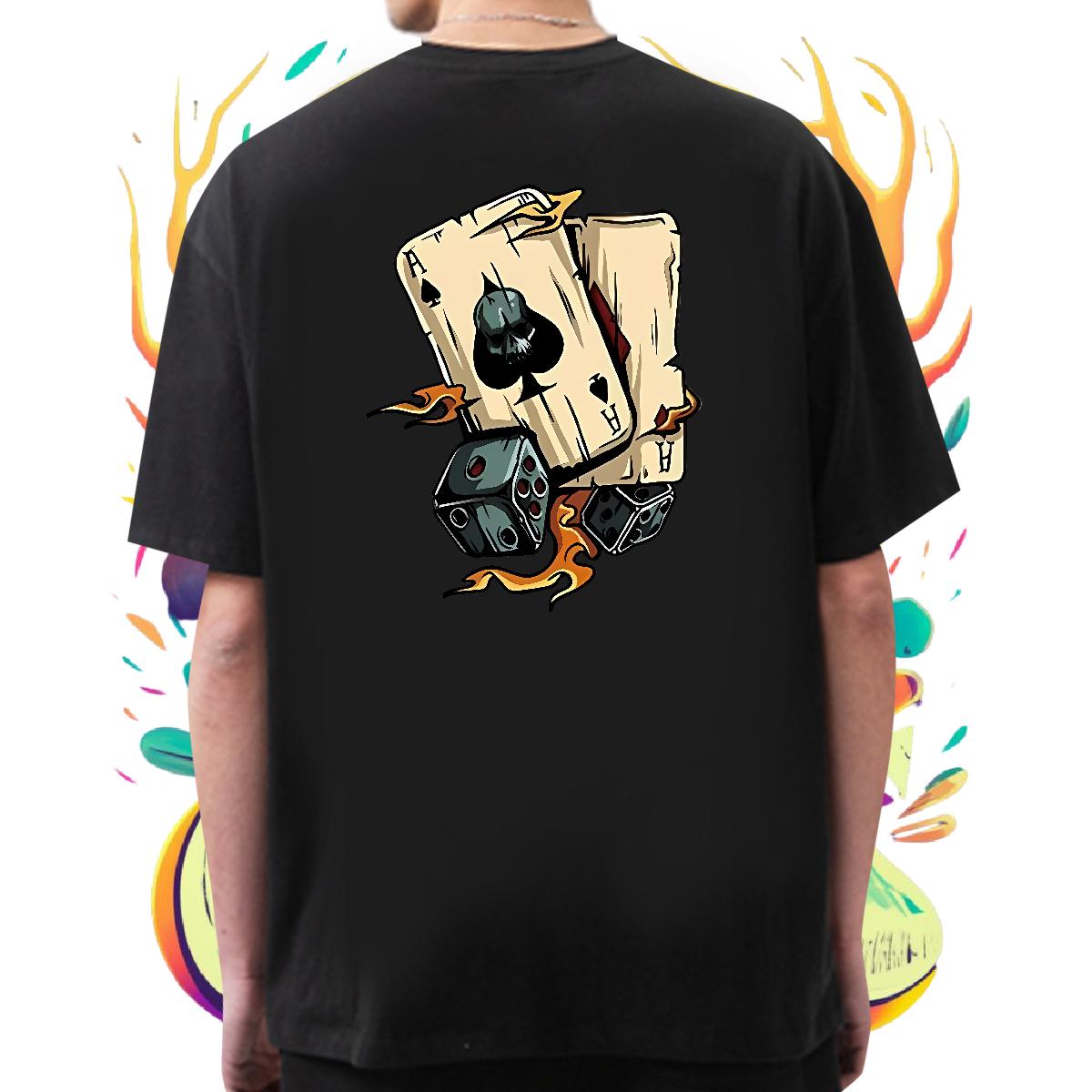Fashion Designer T Shirt For Man Customized Print Men Tshirts Street 180g Cotton Loose Fit Wear