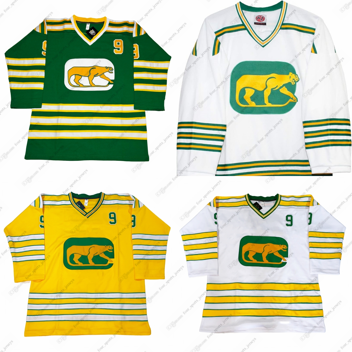 Chicago Cougars Retro Hockey Jersey Stitched Vintage Custom Any Name And Number cyhjersey