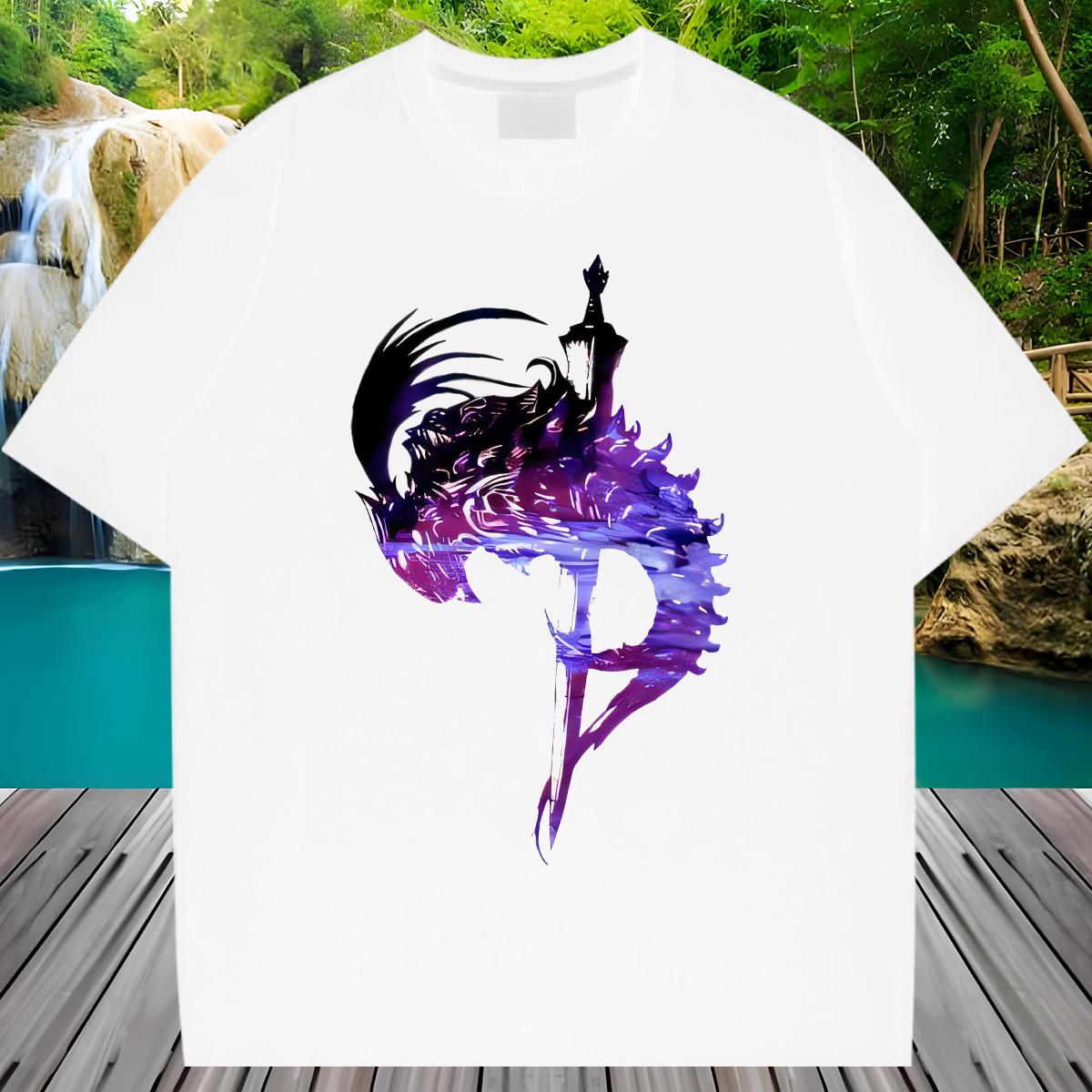 5A Man T Shirts Street wear Hip Hop Cotton Breathable Tshirts 2024 Summer Custom Print Oversized Polos