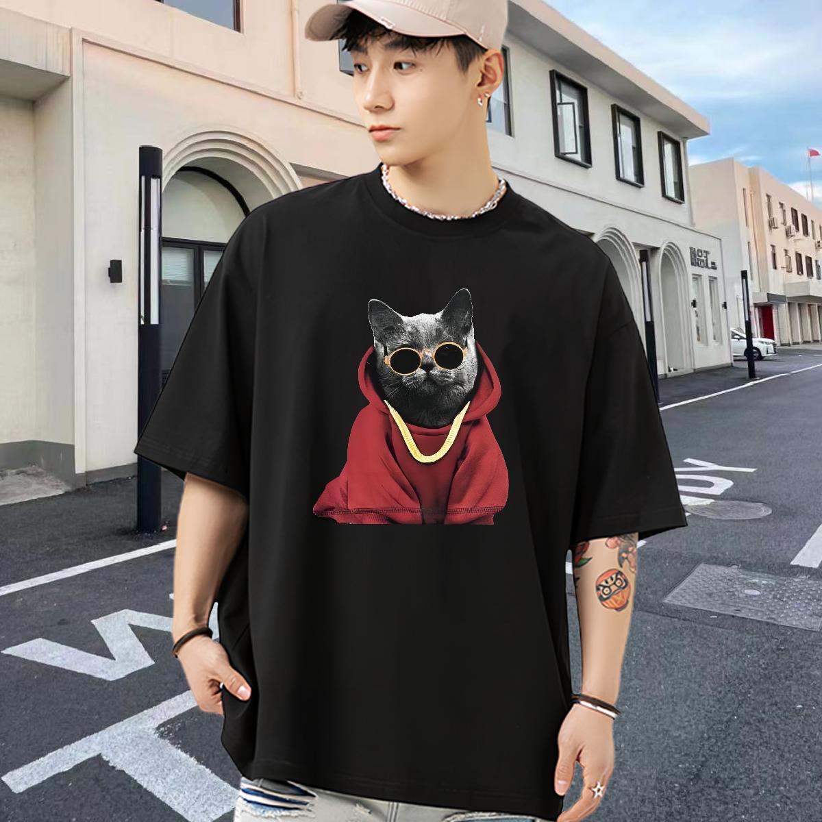 Fashion New Men T Shirts Anime Tshirt for Man Woman Outdoor Breathable Crew Neck Loose Tops
