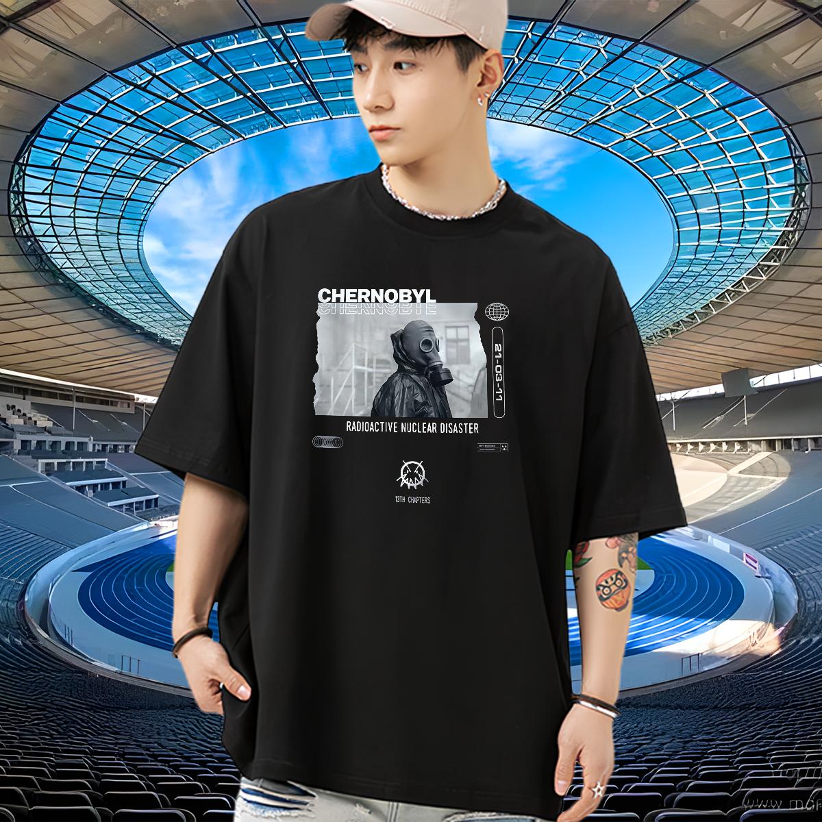 2024 New T-Shirts for Men Breathable Crew Neck Sports Casual Tshirts DIY Anime Popular Polos