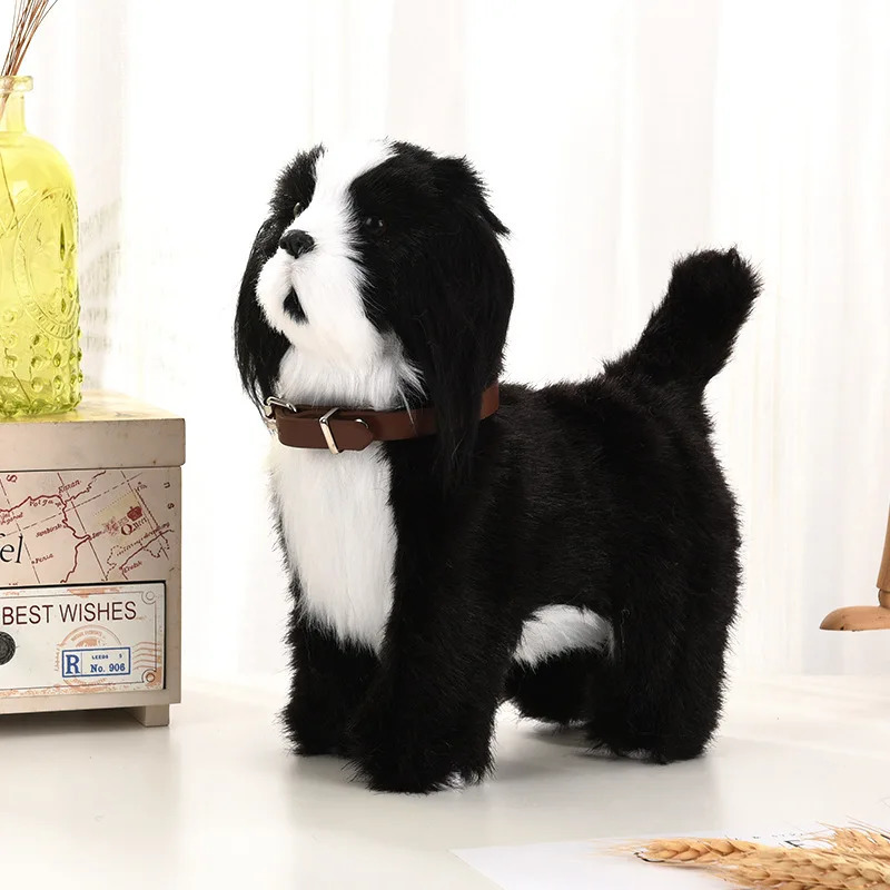 Simulation Robot Dog Electronic Pet Sound Control Walking Nodding Music Touch Control Robot Animal Pet Children Toy Gifts 240530