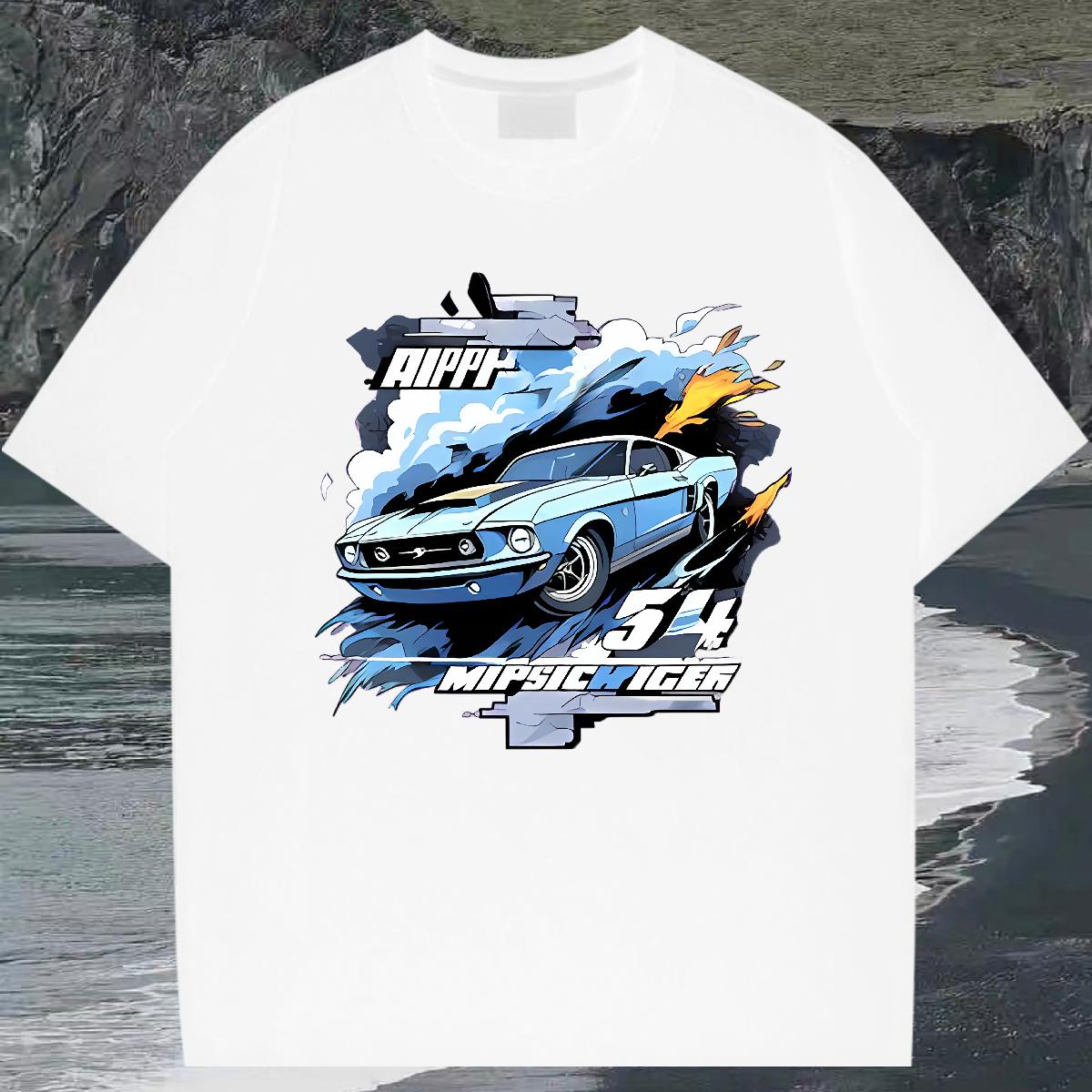 New Designer Men T Shirts Asian Size Casual Daily Wear Tshirts 180g Cotton Comfortable Tee Shirt