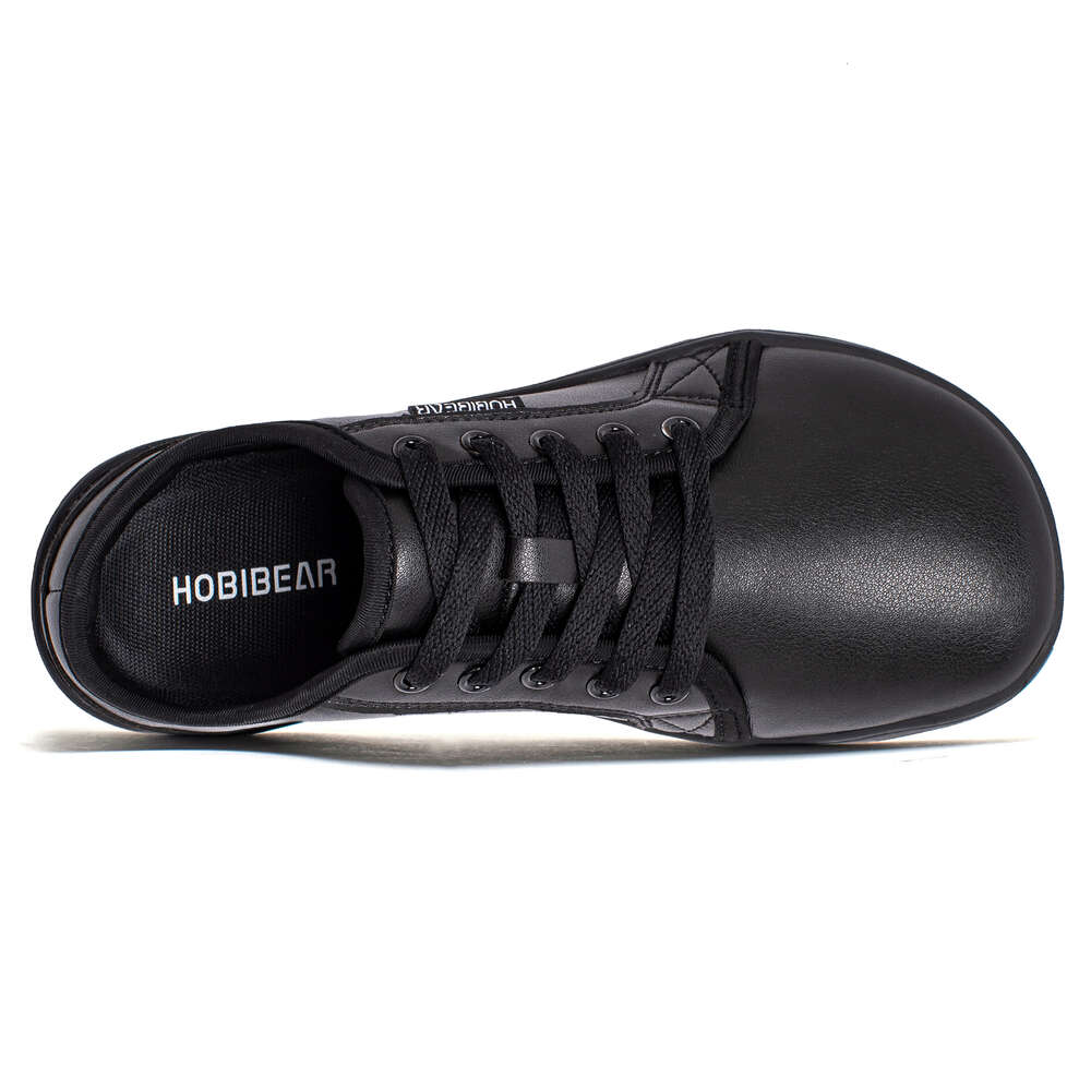 For HOBIBEAR Minimalist Men Wide Toe Barefoot Zero Drop Casual Leather Fashion Sneakers Lightweight Walking Shoes Ddmysaturn