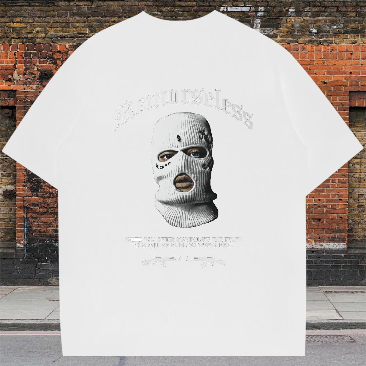 Loose Men T Shirts Cotton Breathable Street Casual Men Clothes T-Shirt Cartoon Printing S-3XL Classic Casual Polos