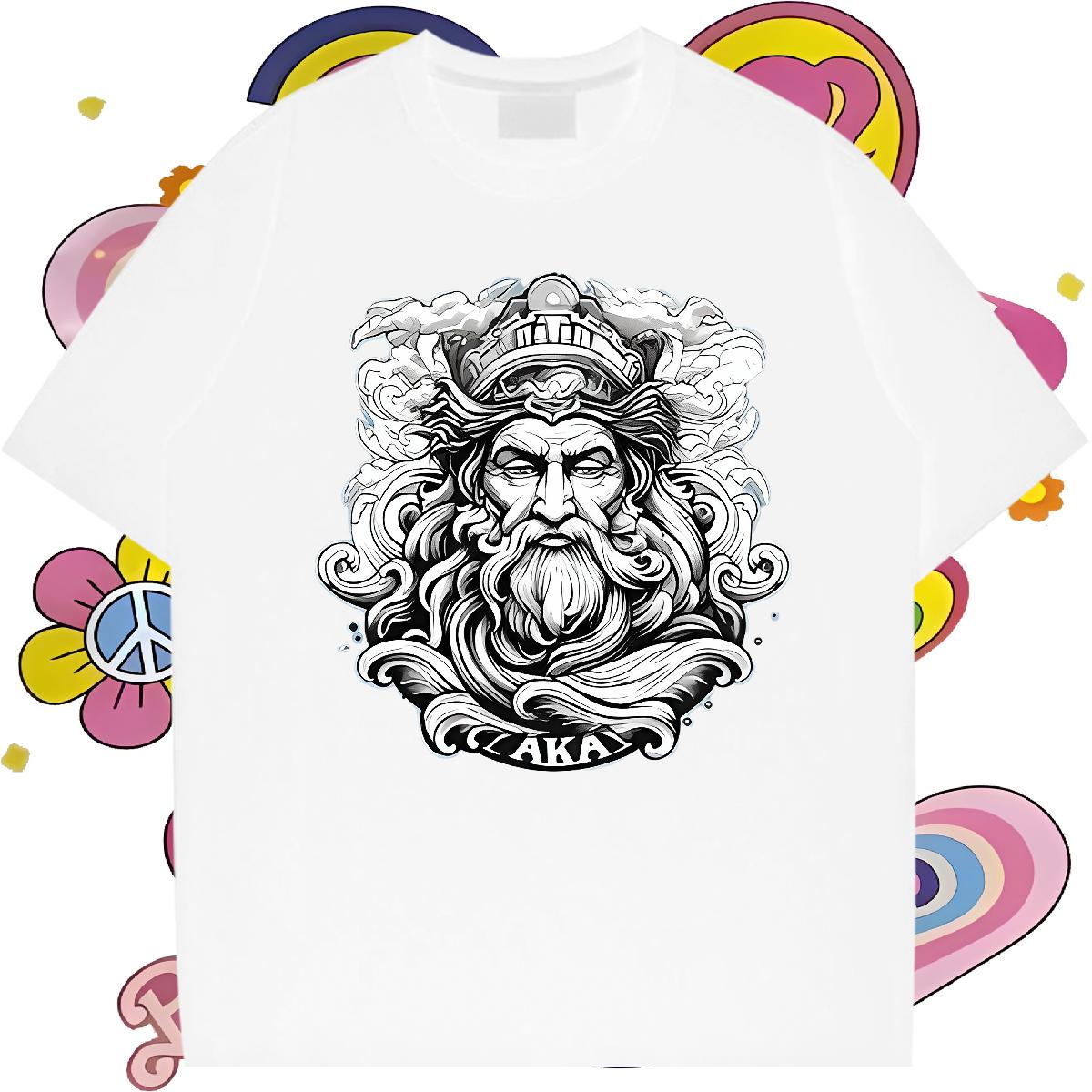 Classic T Shirts Men White Plus Size Beach Men Tshirts Cotton Breathable 5A Clothings