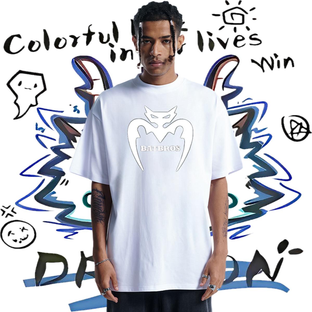 Designer T-Shirts for Men Hip Hop Cotton Breathable Men Clothes T-Shirt Classic Floral Print Clothes
