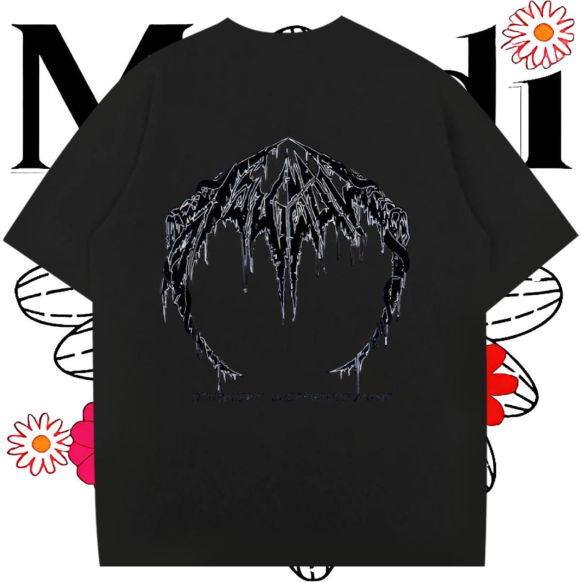 2024 Men T Shirts Black Oversized Street wear Hip Hop Men Tees Breathable Crew Neck Brand Polos