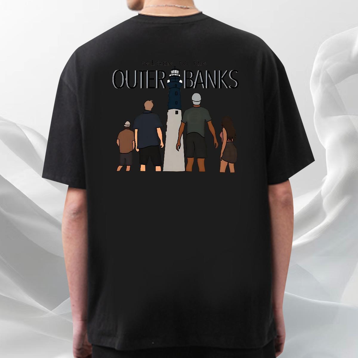 2024 Summer T shirt DIY Beach Men Clothes T-Shirt Breathable Crew Neck Soft Tshirts