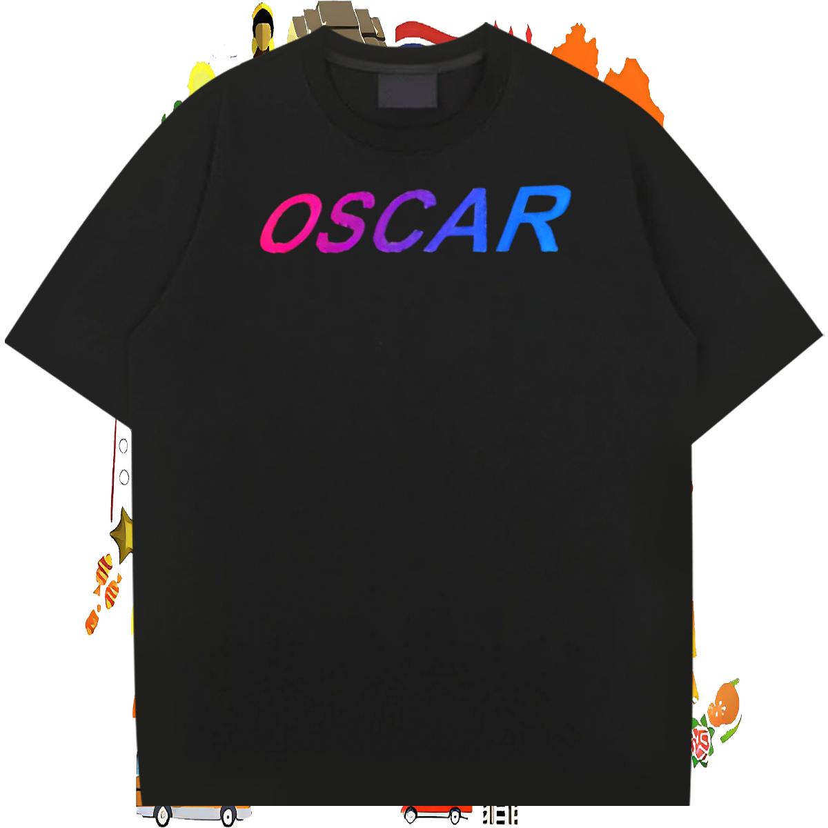 5A T Shirts Men Beach Cotton O Neck Short Sleeves Mens Tshirts Fashion New Cartoon Printing S-3XL Clothings