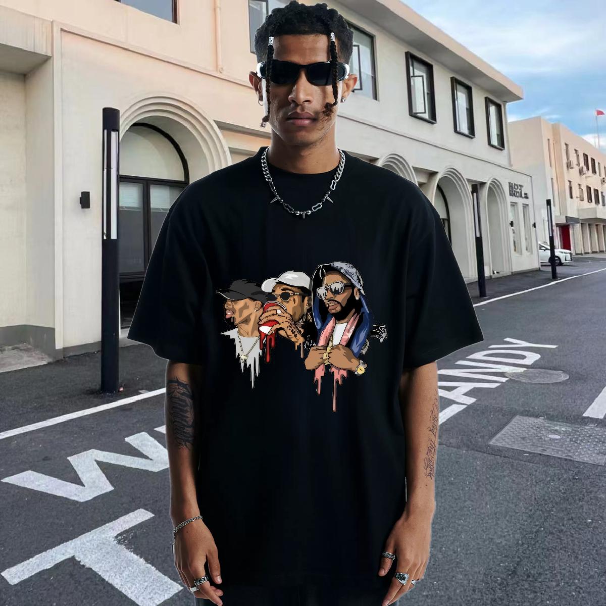 Cool T-Shirts for Men Daily Wear Short Sleeve Cotton O-Neck Men Tees New Designer Custom Clothes