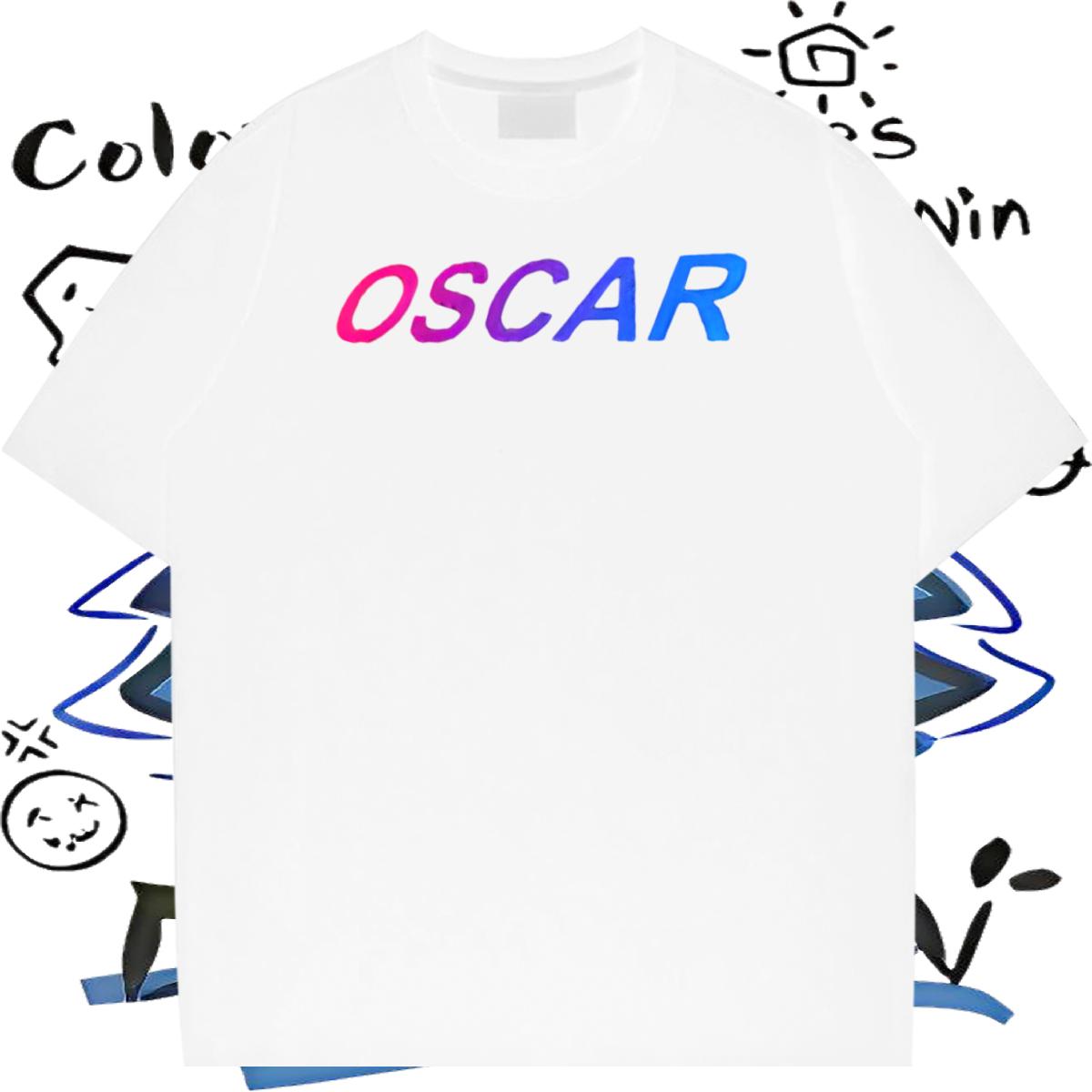 Wholesale Mens T Shirts Street Short Sleeve Cotton O-Neck Tshirt for Man Woman Fashion Designer Custom Printed Tops
