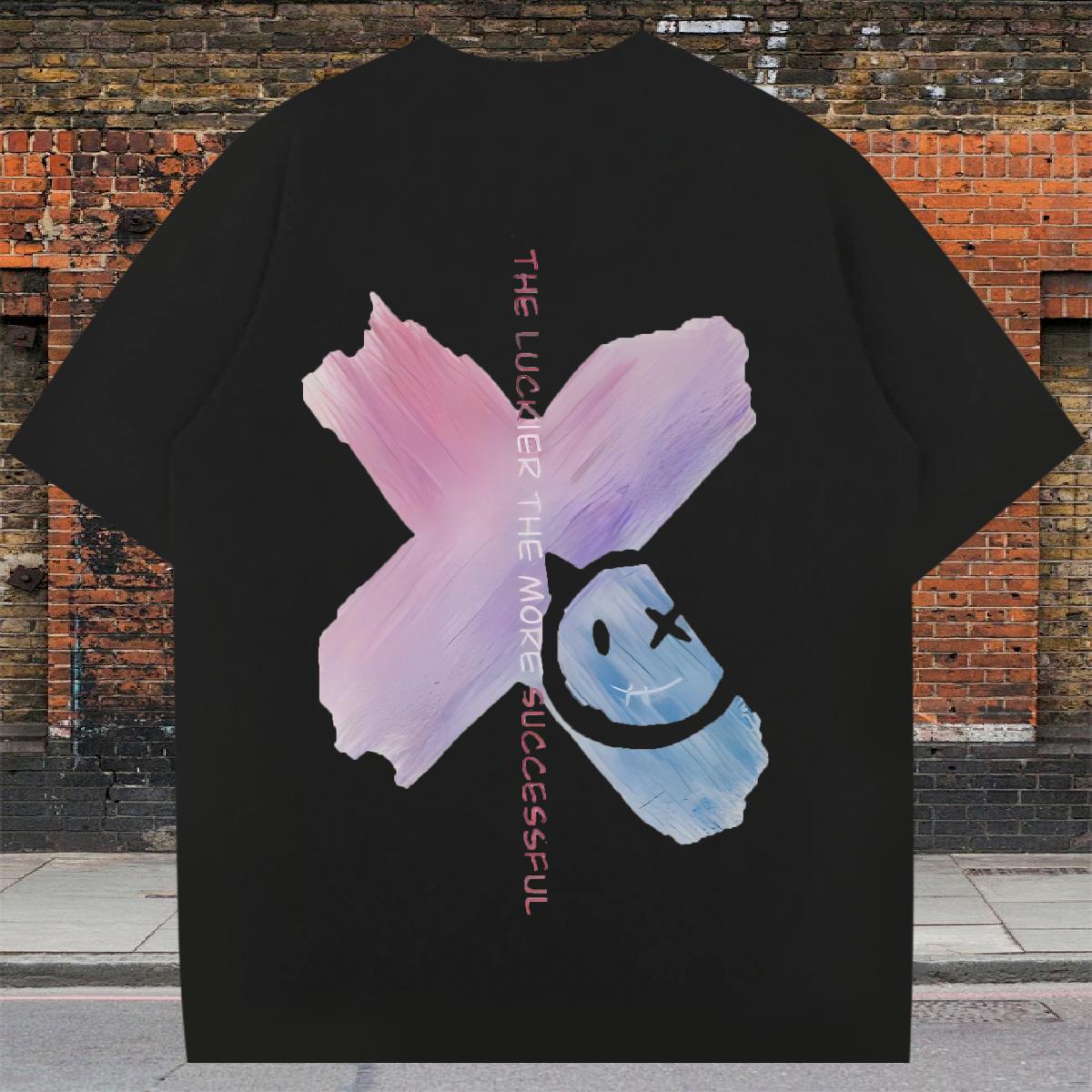 DIY T Shirts Men DIY Anime Street Wear Mens Tshirts Cotton O Neck Short Sleeves Cool Tops