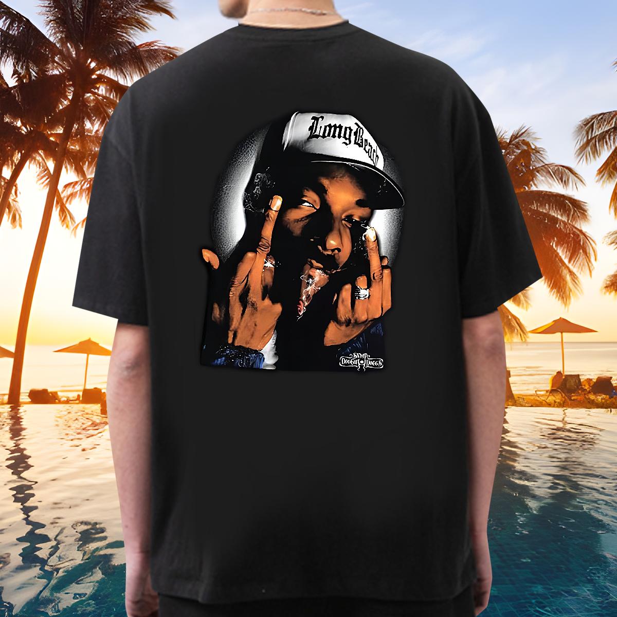 5A Men T Shirts Round Neck Short Sleeve Daily Outfit Men Tshirts Customized Print Fashion Tshirts