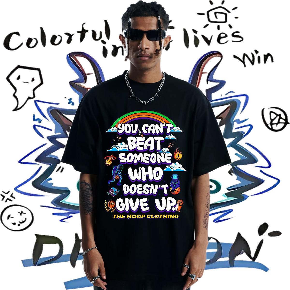 Cool T Shirts Men Street wear Hip Hop Breathable Crew Neck Men Tees New Cartoon Printing S-3XL Polos
