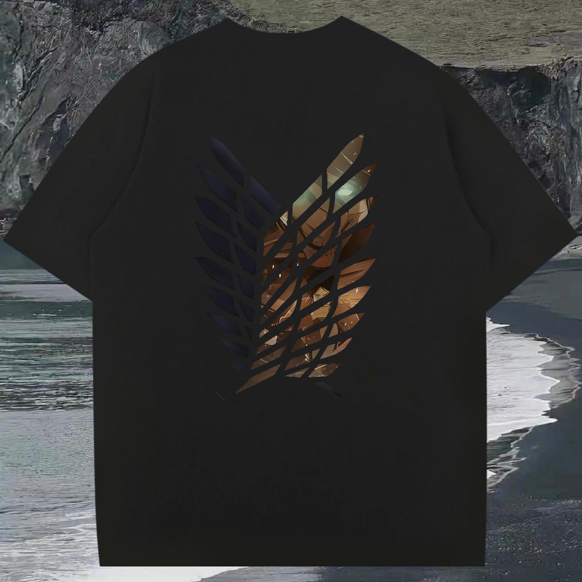 DIY Customized T Shirt For Man Custom Anime Summer Casual Men Clothes T-Shirt Breathable Crew Neck Cotton Brand Tees
