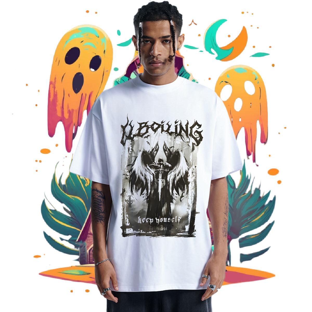 2024 New T shirt Plus Size Cartoon Men Clothes T-Shirt Casual Daily Wear Cotton Breathable Short Sleeve Soft Wear