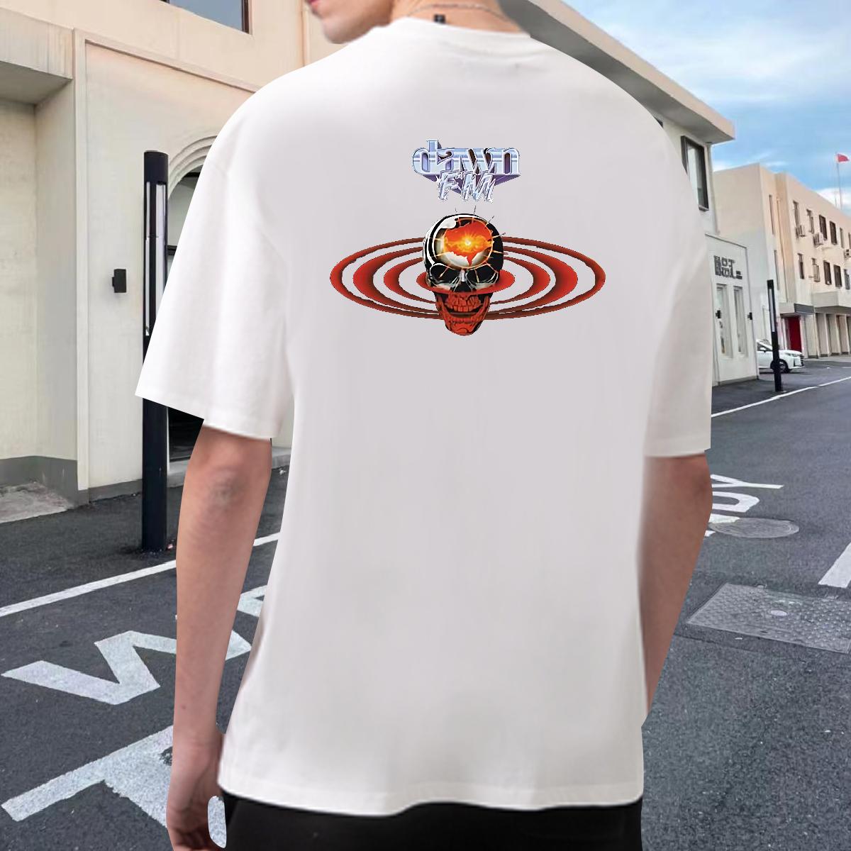 Fashion Design Man T Shirts Black Oversized Beach Tshirts Breathable Crew Neck Cotton Classic Tees