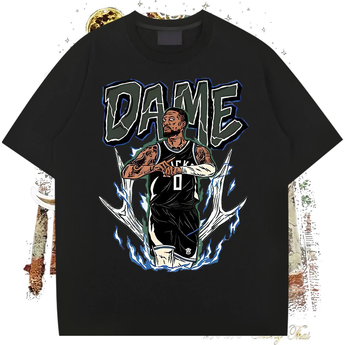 Designer Fashion T Shirt For Man Anime Print Men Tshirts Sport Cotton Breathable Short Sleeve Comfortable Tops Shirt