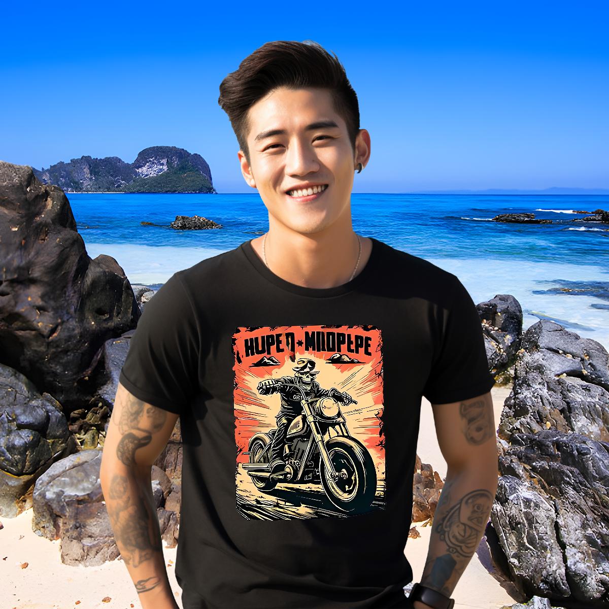 2024 Summer T-Shirts for Men DIY Printed Casual Beach Men Clothes T-Shirt O-Neck Short Sleeve Cotton Designer Tshirts