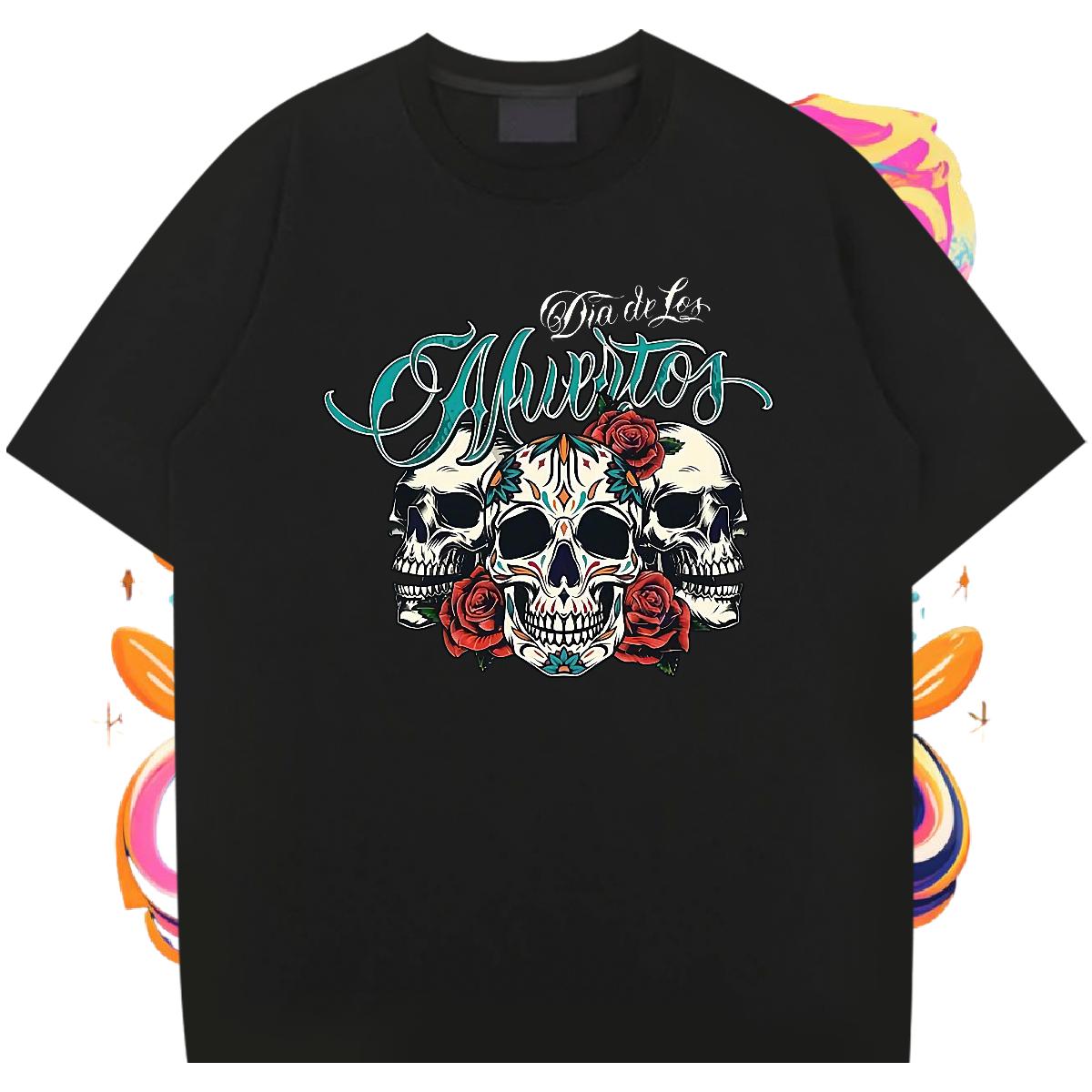 Loose Fit T shirt Street Casual Short sleeve Cotton Soft Men Clothes T-Shirt New Designer Anime Print Clothes